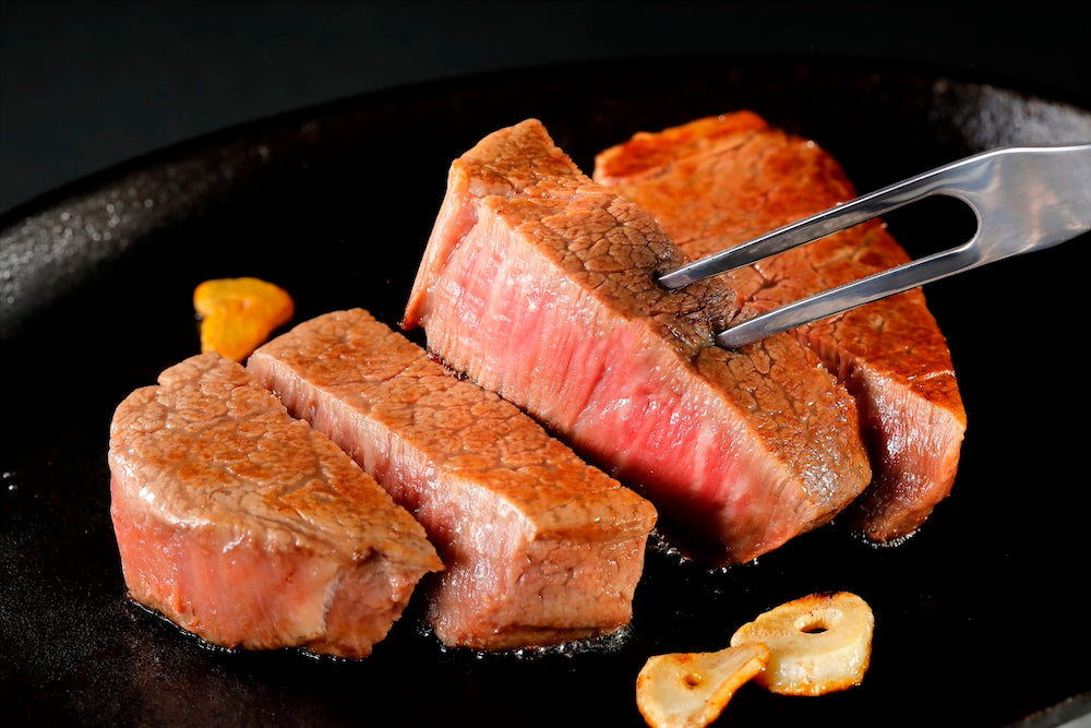 A5 Japanese Wagyu beef tenderloin steak
