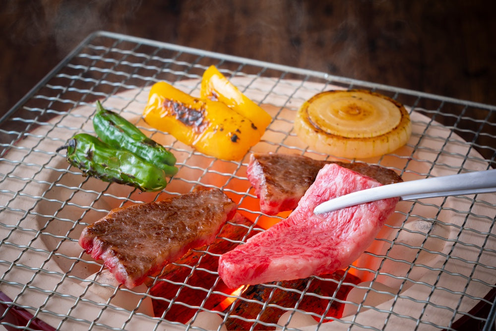 A5 rank Japanese Wagyu beef grilled meat